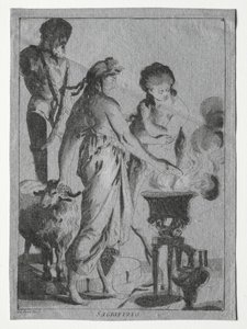 Sacrifício, c. 1775-1776. de Giovanni David