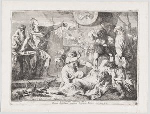 O sacrifício de Polyxena, 1776.