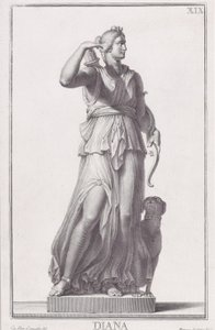 Estátua de Diana, 1734.