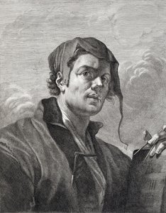 Gerrit van Honthorst (1590-1656), gravado por Cosimo Mogalli (1667-1730)