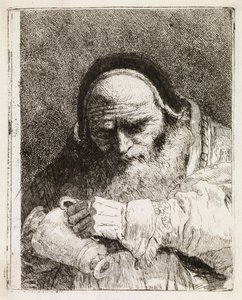 Um Papa a segurar um jarro de Giovanni Domenico Tiepolo