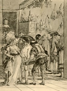 Uma loja de artigos fumados, 1791, 1928 de Giovanni Domenico Tiepolo