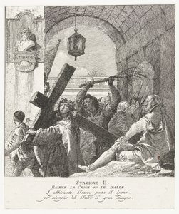 A cruz de Cristo de Giovanni Domenico Tiepolo