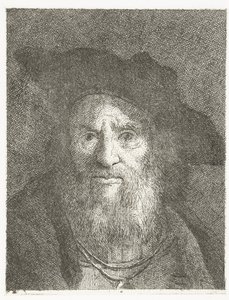 Homem com boina
Colecção de cabeças (título da série)
Raccolta di Teste (título da série) de Giovanni Domenico Tiepolo