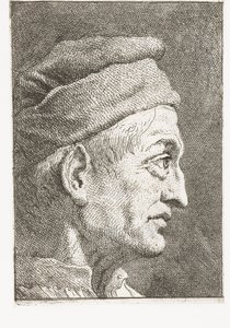Homem com gorro de Giovanni Domenico Tiepolo