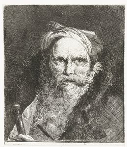 Homem com espada
Colecção de cabeças (título da série)
Raccolta di Teste (título da série) de Giovanni Domenico Tiepolo