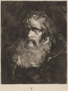 Velho com a cabeça nua de Giovanni Domenico Tiepolo