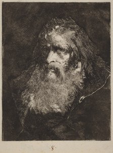 Ancião com a cabeça descoberta de Giovanni Domenico Tiepolo