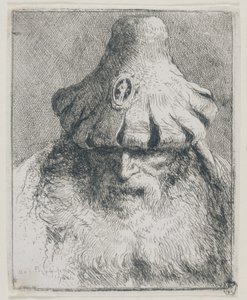 Ancião com chapéu cónico de Giovanni Domenico Tiepolo