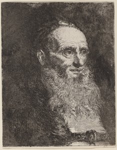 Velho com barba de Giovanni Domenico Tiepolo