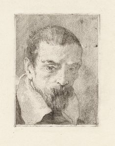 Velho com barba e cabeça nua, da Raccolta di Teste (Colecção de Cabeças) de Giovanni Domenico Tiepolo