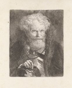 Velho com capacete, da Raccolta di Teste (Colecção de Cabeças) de Giovanni Domenico Tiepolo