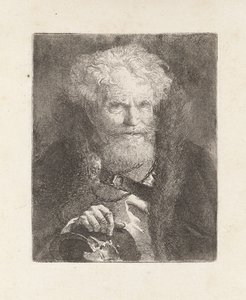 Velho com capacete, da Raccolta di Teste (Coleção de cabeças) de Giovanni Domenico Tiepolo