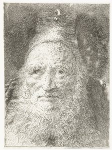Velho com chapéu de pele
Colecção de cabeças (título da série)
Raccolta di Teste (título da série) de Giovanni Domenico Tiepolo