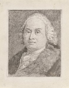 Retrato de Giambattista Tiepolo, da Raccolta di Teste (Colecção de Cabeças) de Giovanni Domenico Tiepolo