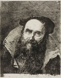 Velho sorridente de Giovanni Domenico Tiepolo