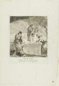 A sepultura, prato catorze da Via-Sacra de Giovanni Domenico Tiepolo