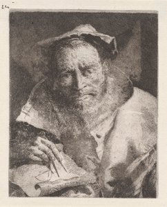 O Matemático, da Raccolta di Teste (Coleção de Cabeças) de Giovanni Domenico Tiepolo