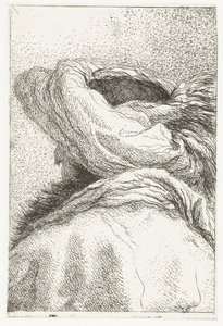 Turco com cabeça afastada com turbante
Colecção de cabeças (título da série)
Raccolta di Teste (título da série) de Giovanni Domenico Tiepolo