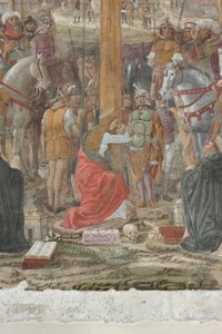 Milão, Refeitório da Última Ceia, Donato Montorfano, Crucificação de Cristo