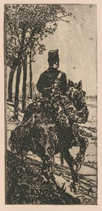 Soldado de artilharia a cavalo de Giovanni Fattori
