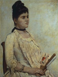 Retrato da enteada Giulia Marinelli de Giovanni Fattori