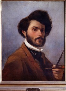 Auto-retrato aos 29 anos de idade (Pintura de Giovanni Fattori