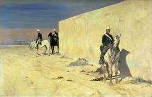 O relógio (a parede branca), c.1871 (painel)