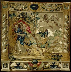 Dido e Eneias procuram abrigo de uma tempestade de Giovanni Francesco (1610 62) Romanelli