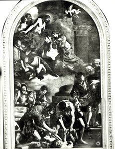 O enterro de São Petronilla de Giovanni Francesco Barbieri