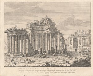 O Templo de Juno e Júpiter Pavellennio (O Templo de Juno e Júpiter) de Giovanni Francesco Costa