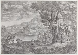 Paisagem com a fuga para o Egito, 1626-80., 1626-80.