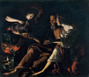 Ló e suas filhas, 1617.