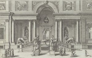 Fonte de Mercúrio no jardim da Villa Medici..., 1691 ou depois.