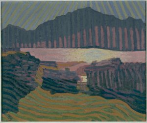 Vista de Capolago, c. 1907. de Giovanni Giacometti