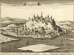 Castelo de Belgrado (Giovanni Giacomo De Rossi, 1683) de Giovanni Giacomo De Rossi