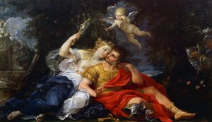Rinald e Armida, pintura de Giovan Gioseffo dal Sole