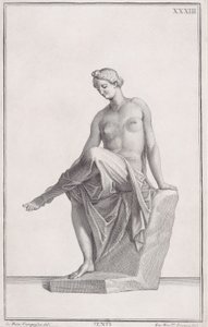 Estátua de Vênus, 1734. de Giovanni Girolamo Frezza