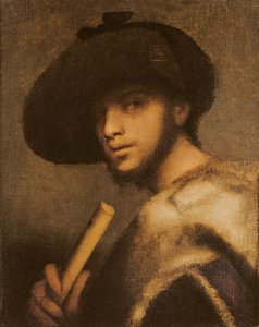 A Piper (óleo sobre tela) de Giovanni Girolamo Savoldo