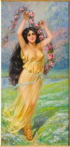 Jovem Ninfa (óleo sobre tela)