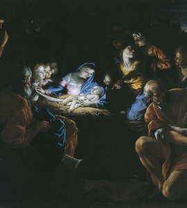 Adoração dos Pastores (óleo sobre tela) de Giovanni Lanfranco