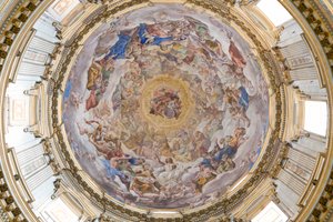 Cúpula da catedral de Nápoles, Nápoles, Itália