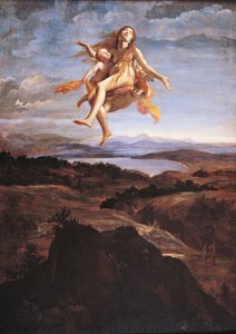 Maria Madalena assumida no céu pelos anjos, por Giovanni Lanfranco (1582-1647)