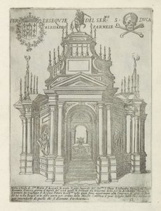 Monumento funerário de Alessandro Farnese na Santa Maria em Aracoeli em Roma Per l