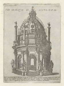 Grafmonument voor paus Sixtus V
Per l