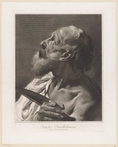 Apóstolo Bartolomeüs
Sanctus Bartholomaeus (título sobre o objecto)
Apostelen (título da série)