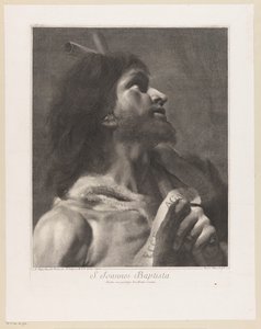 São João Batista S. Joannes Baptista (título no objeto) de Giovanni Marco Pitteri