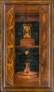 Coro Canônico Ligeano, Inlaid de Giovanni Maria Platina 1484, Superior Stall de Giovanni Maria Platina