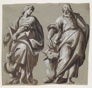 Os Evangelistas João e Lucas