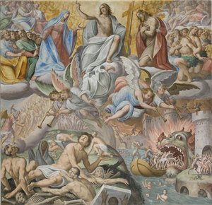 Juízo Final, detalhe, 1614